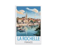 Puzzle de 1000 pièces pour Adultes, La Rochelle, France, Affiches, Puzzle Stimulant, Puzzle Difficile pour la décoration familiale, 38 x 52 cm