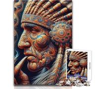 Puzzle de 1000 pièces pour Adultes : La Sagesse ancestrale dévoilée Idéal pour des soirées Jeux et Divertissement en Famille Un Cadeau Amusant et Original Dimensions : 38x26 cm