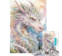 Puzzle de 1000 pièces pour Adultes La Sagesse des Dragons Jeu Manuel et éducatif Cadeau d'anniversaire pour Toute la Famille (75x50cm)