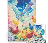 Puzzle de 1000 pièces pour Adultes La Signification des Poulets dans Les rêves Jeu Manuel Anti-Stress intéressant Cadeau d'anniversaire ou Autre Original 50x75cm