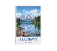 Puzzle de 1000 pièces pour Adultes - Lac Irwin, Colorado - Puzzle de 1000 pièces pour Adultes - Un défi Stimulant, idéal pour Vos soirées Jeux - 52 x 38 cm