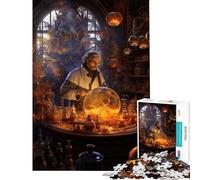 Puzzle de 1000 pièces pour Adultes L'Alchimiste Activités ludiques à la Maison décoration Murale Jeu de réflexion à partir de 14 Ans (50x75cm)