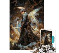Puzzle de 1000 pièces pour Adultes L'archange Azraël Guide céleste des Transitions du deuil et de la libération de l'âme Jeu éducatif d'analyse et de logique pour Les 14 Ans et Plus