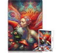 Puzzle de 1000 pièces pour Adultes - Le Baiser de l'Enchanteresse - Jeu éducatif - Activités familiales - Cadeau d'anniversaire - Dimensions : 50x75cm