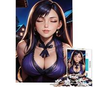 Puzzle de 1000 pièces pour Adultes Le Baiser de Tifa Lockhart Un Jeu Stimulant et Impossible Un pour Femmes et Hommes (38x26cm)