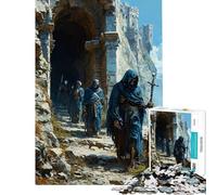 Puzzle de 1000 pièces pour Adultes Le Bastion des Morts-Vivants » Jeu de Construction et décoration idéal comme Cadeau (Taille 50x75cm)