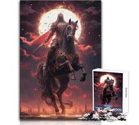 Puzzle de 1000 pièces pour Adultes Le Cavalier de l'Apocalypse:détendez-Vous Pendant Votre Temps Libre Assemblage Net et sans Couture Dimensions:38x26cm
