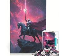 Puzzle de 1000 pièces pour Adultes Le Chevalier du Ciel Cramoisi Jeux de détente décoration intérieure pour Toute la Famille 38x26cm