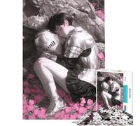 Puzzle de 1000 pièces pour Adultes Le Chevalier Endormi Décoration Murale Anti-Stress Cadeau d'anniversaire ou de Voyage (50x75cm)