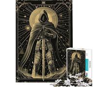 Puzzle de 1000 pièces pour Adultes Le Chevalier Mystique Jeu Familial Modèle à Assembler Défi à relever (Dimensions 50x75cm)