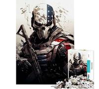 Puzzle de 1000 pièces pour Adultes Le Commando Patriotique Jeu de réflexion d'analyse et de logique Cadeau Unique pour Un Anniversaire ou Noël (Dimensions 38x52cm)