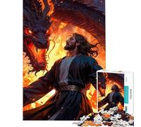 Puzzle de 1000 pièces pour Adultes Le Conquérant de l'enfer Jeu de Puzzle pour Adultes Décoration Parfaite Idée Cadeau pour Toute la Famille (Dimensions 38x52cm)