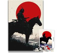 Puzzle de 1000 pièces pour Adultes:Le dernier Combat du samouraï, Casse-tête, Jeu Familial, Anti-Stress, Cadeau d'anniversaire, Dimensions:38 x 26cm