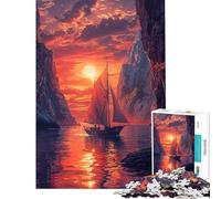 Puzzle de 1000 pièces pour Adultes Le Dernier Navire Activités Amusantes à la Maison défi Difficile Jouet de décoration pour Les 14 Ans et Plus (38x26cm)