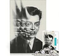 Puzzle de 1000 pièces pour Adultes Le Diable Vigilant Jeu de réflexion Niveau Difficile pour renforcer Les Liens Amoureux 38x26cm