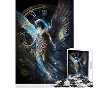 Puzzle de 1000 pièces pour Adultes « Le Gardien du Temps Céleste » Jeu Anti-Stress Idée Cadeau et Divertissement Activités relaxantes à la Maison Dimensions 50x75cm