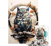 Puzzle de 1000 pièces pour Adultes Le Gardien Vigilant de l'hiver Décoration Murale Découpe de précision Idéal comme Cadeau pour Toute la Famille (38x52cm)