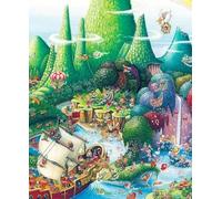 Puzzle de 1000 pièces pour adultes - Le jardin des délices terrestres s'emboîtent parfaitement avec des images cachées