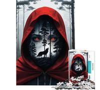 Puzzle de 1000 pièces pour Adultes Le Petit Chaperon Rouge Jeu éducatif et ludique Décoration Murale Idée Cadeau (Dimensions 38x26cm)