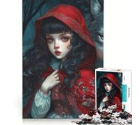Puzzle de 1000 pièces pour Adultes Le Petit Chaperon Rouge Jeu Impossible Anti-Stress Cadeau Unique pour Un Anniversaire ou Noël 38x52cm