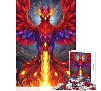 Puzzle de 1000 pièces pour Adultes Le Phénix renaît de Ses Cendres Jeu Relaxant pour Toute la Famille Jouet éducatif Cadeau Unique d’Anniversaire ou de Noël (38x52cm)