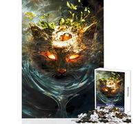 Puzzle de 1000 pièces pour Adultes Le Puzzle « l'esprit Sauvage » Jeu éducatif Décoration d'intérieur Jouet à Monter soi-même Stimule Le Cerveau (52x38cm)