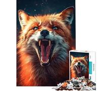 Puzzle de 1000 pièces pour Adultes Le Renard Montre ce Dont il est Capable Activités Amusantes à la Maison améliore la mémoire Jeux relaxants pour Les 14 Ans et Plus (50x75cm)