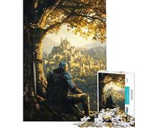 Puzzle de 1000 pièces pour Adultes Le Repos du Guerrier Jeu Manuel de découpe de précision activités Amusantes à Faire à la Maison (Taille 38x52cm)