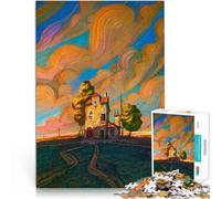 Puzzle de 1000 pièces pour Adultes Le Secret des Nuages Jouets Jeux éducatifs Soulagement du Stress Œuvre d'art 75x50cm