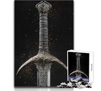 Puzzle de 1000 pièces pour Adultes Le Serment du Roi:Profitez de Moments de Calme et de sérénité Découpe de Haute précision Jeu de Loisirs créatifs Dimensions:38x52cm