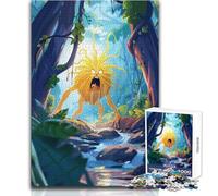 Puzzle de 1000 pièces pour Adultes Le Soleil en Vendetta détente et Loisirs Assemblage Stable et découpe précise Dimensions 38x52cm