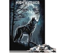 Puzzle de 1000 pièces pour Adultes - Le Veilleur de Nuit - Puzzle en Carton - Jeu éducatif - 38 x 26 cm / 1000 pièces