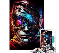 Puzzle de 1000 pièces pour Adultes Le Visage de Mille Mondes Un Puzzle décoratif Mural Amusant et Original idéal pour Un Anniversaire ou comme Cadeau Unique (Dimensions 50x75cm)