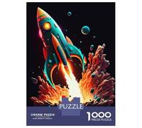 Puzzle De 1000 Pièces pour Adultes Legendary Fire Galaxy Puzzle Casse-tête Jeu De Rapidité Activités Amusantes À La Maison 70x50cm/1000pcs