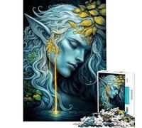 Puzzle de 1000 pièces pour Adultes L'elfe Mystique des eaux enchantées Jeu de réflexion pour Adultes Découpe de précision Idéal comme Cadeau (Dimensions 38x26cm)