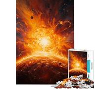 Puzzle de 1000 pièces pour Adultes l'enfer Cosmique ︰ Naissance d'une Supernova - Défi éducatif pour Toute la Famille - Décoration Murale - Convient aux Personnes de 14 Ans et Plus (38x26cm)