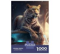 Puzzle De 1000 Pièces pour Adultes Leopard Classic Car Puzzle pour Adultes Jeux Relaxants, Amusants Et Humoristiques pour Les Joueurs 52x38cm/1000pcs