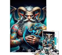 Puzzle de 1000 pièces pour Adultes Les Chroniques du Géant Argus Jeu de réflexion et de découpe de précision Cadeau d'anniversaire (Taille 38x52cm)