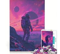 Puzzle de 1000 pièces pour Adultes l'espace est Sauvage Jeu Impossible pour s'amuser en Famille Cadeau Unique pour Un Anniversaire ou Noël 38x52cm