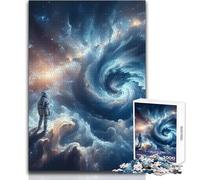Puzzle de 1000 pièces pour Adultes l'espace est Un Labyrinthe Profitez de Moments de détente et de Calme Jeu de Loisirs créatifs aux découpes nettes et résistantes Dimensions 38x26 cm