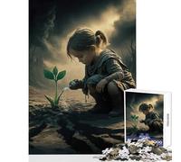 Puzzle de 1000 pièces pour Adultes l'espoir dans Un Monde désolé Jeu éducatif Idée Cadeau et Jouet idéal pour Toute la Famille Stimule la motricité Fine et l'esprit Dimensions 38x26cm