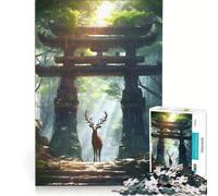 Puzzle de 1000 pièces pour Adultes l'esprit de la Forêt décoration Murale modèle à Assembler Cadeau pour Les Amis et la Famille 38x26cm