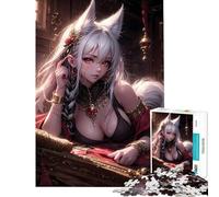 Puzzle de 1000 pièces pour Adultes « l'esprit du Renard et la séduction » Difficile et Stimulant Une œuvre d'art Jeu éducatif Convient aux Personnes de 14 Ans et Plus (38x52cm)