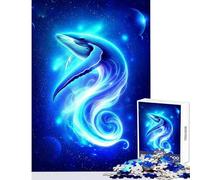 Puzzle de 1000 pièces pour Adultes Léviathan Céleste Jeu Anti-Stress Idée Cadeau de Noël Jeu Relaxant pour Un Anniversaire ou Noël Dimensions 38x52cm