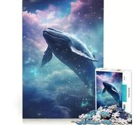 Puzzle de 1000 pièces pour Adultes Léviathan céleste, Jeu Impossible, idéal pour se détendre Pendant Les Vacances, Cadeau d'anniversaire ou de Voyage 38x52cm