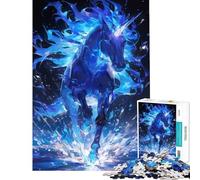 Puzzle de 1000 pièces pour Adultes Licorne créature légendaire Idéal pour Un Anniversaire ou Noël Jeu éducatif d'analyse et de logique À partir de 14 Ans (38x26cm)