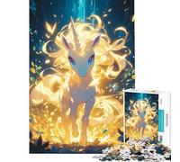 Puzzle de 1000 pièces pour Adultes Licorne légendaire et Mignonne Jeu Impossible pour Un défi éducatif Idée Cadeau Apprentissage et éducation (Dimensions 38x26cm)