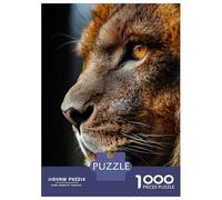 Puzzle De 1000 Pièces pour Adultes Lion Profile Close-Up Puzzle pour Adolescents : Améliore La Mémoire, Activités Ludiques À La Maison, Cadeaux Anti-Stress 52x38cm/1000pcs