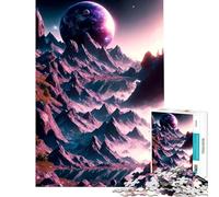 Puzzle de 1000 pièces pour Adultes L'Odyssée de l'espace Décoration Murale Cadeau Unique et Amusant pour Un Anniversaire ou Noël (50x75cm)