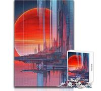 Puzzle de 1000 pièces pour Adultes : L'Odyssée de l'espace, Une Nouvelle Station Spatiale Jeu éducatif et Stimulant Dimensions : 38x52 cm